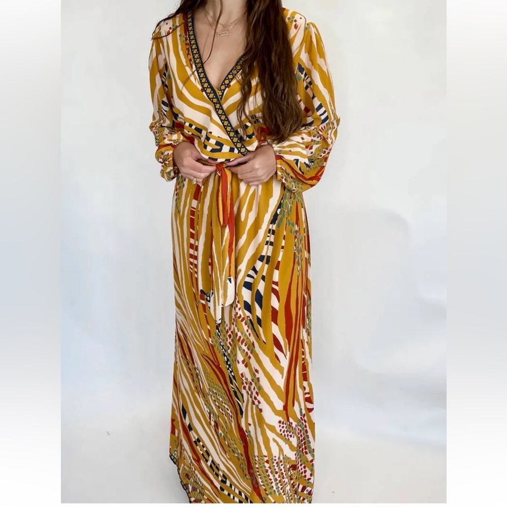 Jealous Tomato Long Sleeve Maxi Dress New